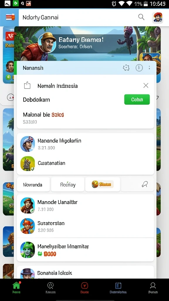 55rt - Tangkapan layar menampilkan karakter yang sedang beraksi dalam permainan.