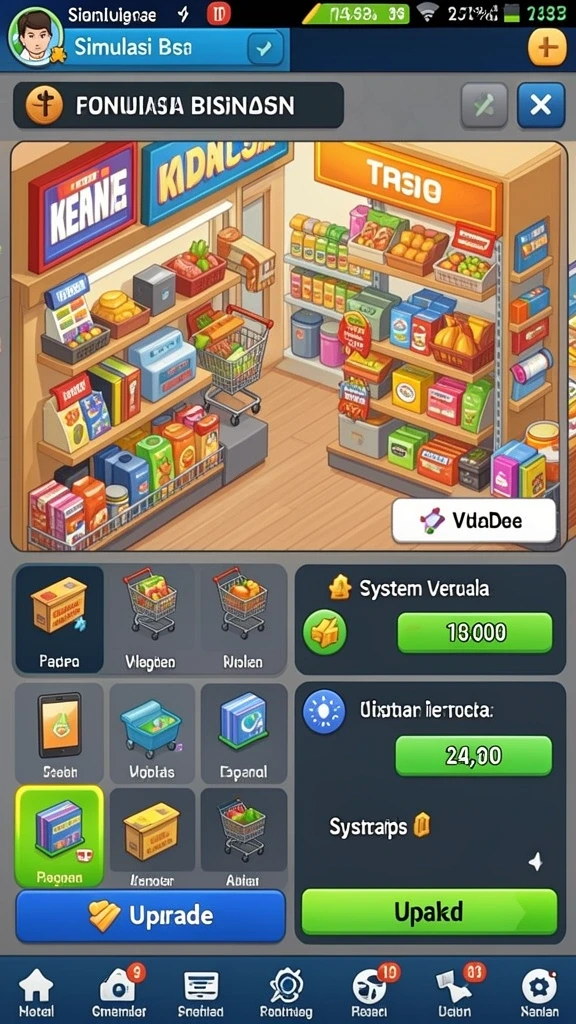 evip2 - Tampilan menu utama yang menarik dan mudah digunakan.