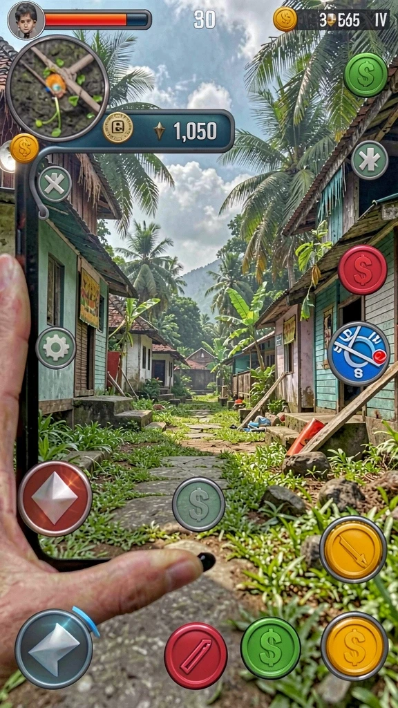 f08 - Antarmuka permainan yang menarik dan user-friendly.