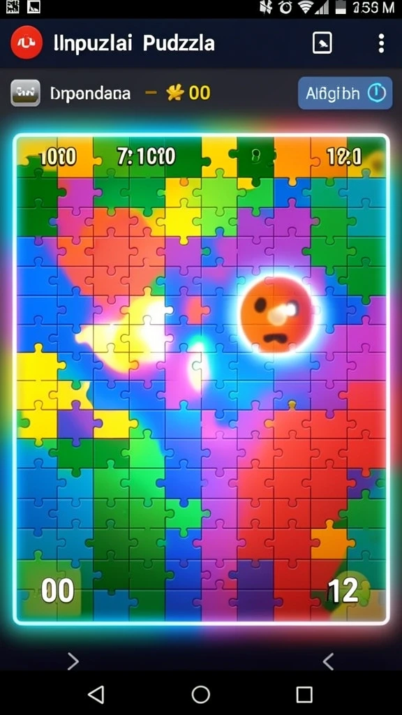 gatotkaca123 - Tangkapan layar menampilkan karakter utama di level pertama.