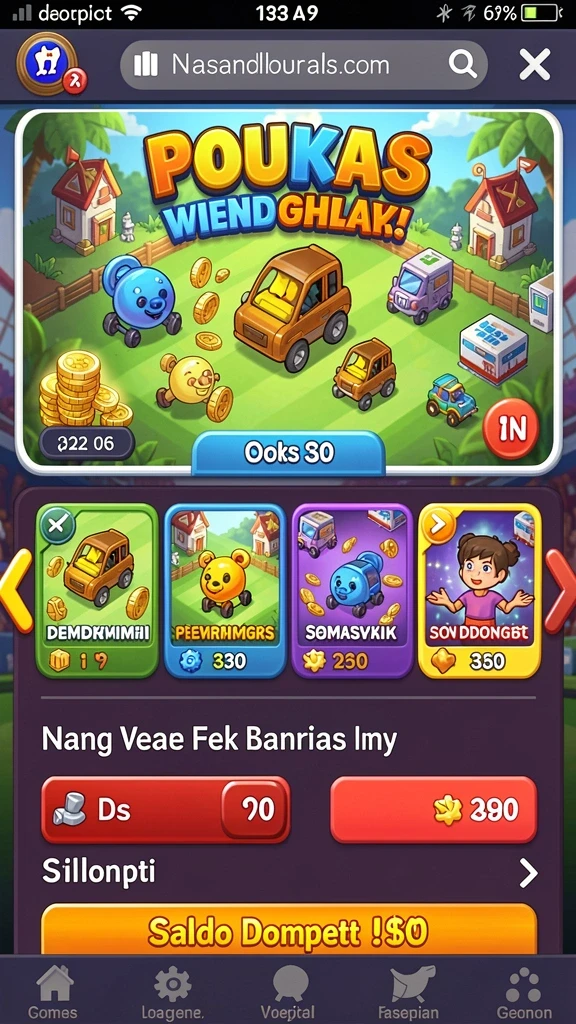 hokihebat - Tampilan antarmuka yang menarik dan ramah pengguna.
