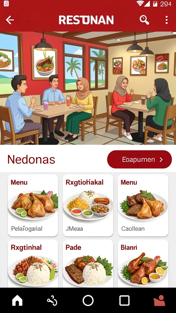 kastoto - Antarmuka pengguna yang menarik dan mudah dipahami.