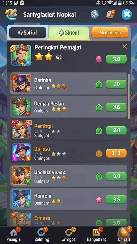 wiranaga - Screenshot menampilkan karakter utama dalam pertarungan epik melawan monster.